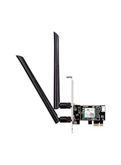 اشتري Wi-FI 6 Wireless AX3000 Dual Band PCI Express Adapter (DWA-X582) Black في الامارات