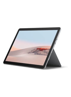 اشتري Surface Go 2 Convertible 2 in 1  With 10.5-Inch Full HD Display, Intel Pentium Gold 4425Y Processor /4GB RAM/64GB Emmc/Windows 10 Pro/Intel UHD Graphics/ English/Arabic Platinum في السعودية