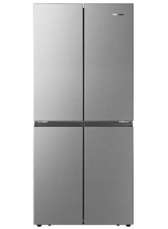 Buy 561L Gross/ 462L Net Capacity, 4 Door No Frost Refrgerator, Electronic Control, Multi Air Flow, Convertible (Fridge-Freezer) Bottom Right Compartment RQ561N4AC1 Silver in UAE