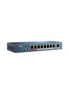 Buy Switch 8 Poe 10/100 m Unmanaged. +1 Uplink Port 100 m. 802.3af/at 2 BLUE in UAE