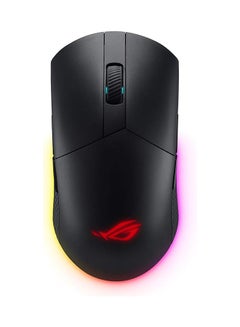 اشتري Optical Gaming Mouse ROG Pugio II Ergonomic & Truly Ambidextrous PC Gaming Mouse Configurable & Swappable Side Buttons 16,00 DPI Optical Sensor Aura Sync RGB Tactile Mice Black في الامارات