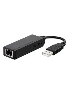 Buy DUB-E100 High-Speed USB 2.0 Fast Ethernet 10/100 Mbit/s Ethernet Adapter Black in UAE
