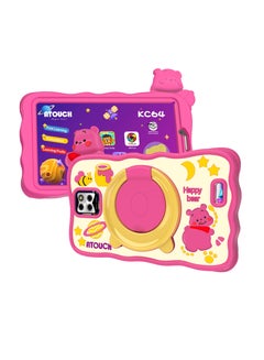 Buy Smart Android Kids Tablet 7-Inch Display Dual Sim 5G Network Built-In Stand Silicone Case With Carry Bag in UAE