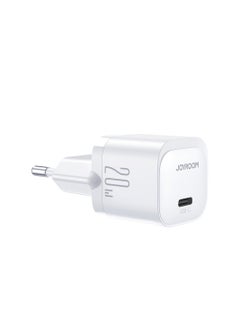 Buy Mini charger USB C 20W PD Joyroom JR-TCF02 - White in Egypt