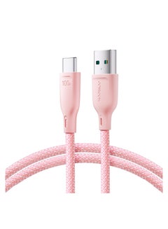 اشتري JOYROOM SA34-AC6 100W USB إلى USB-C / Type-C Fast Charging 1 meter Pink في مصر