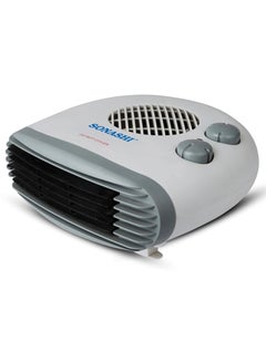 اشتري Fan Heater With 3 Adjustable Settings, Cool/Warm/Hot Wind for Selection 2000 W SFH-907 White/Grey في الامارات