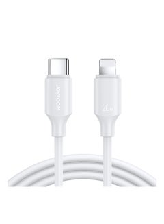Buy USB Type C to Lightning Cable 480Mbps 2M, S-CL020A9 - White in Egypt