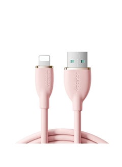 Buy SA29-AL3 Silicone Cable 27W/Lightning 3A 1.2M Pink in Egypt