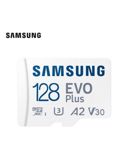 Buy Samsung EVO Plus 128GB SD Card with Adaptor Micro Sd Card Memory Card Up to 130MB/s Expanded Storage For PS5 PS4 Switch Gaming Tablets Smart Phones Camera Security Camera GoPro Done Dash Cam 128 GB in Saudi Arabia