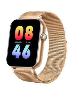 اشتري 300 mAh JR-FT5 Fit-Life Smart Watch, Make And Receive Calls 1.83-Inch Hd Screen Health Monitoring, Compatible With Apple & Android Phones, Metal Silicone Strap Rose Gold في مصر