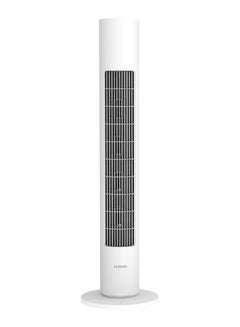 اشتري Smart Tower Fan, Variable Frequency DC Fan, 34.6 Db Low Noise, 150° Adjustable Ultra-Wide Angle, 6.9 Mm Fine Air Outlet, Work With Google And Alexa BTTS01DM White في الامارات