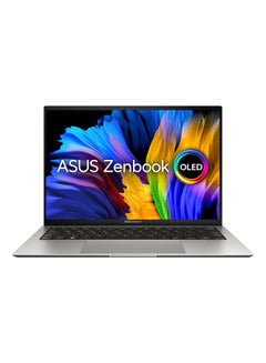 اشتري Zenbook S 13 Slim Laptop, i7-1355U 16GB LPDDR5 512GB PCIE 4.0 SSD, WIN11 Home, 13.3-Inch, 2.8K 16:10 60Hz/0.2ms, FHD Webcam, Backlit English/Arabic Basalt Grey في مصر