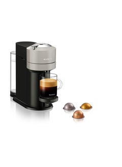 اشتري Vertuo Next Deluxe Coffee Espresso Machine New By Krups Single Serve Coffee And Espresso Maker One Touch To Brew 1.1 L 1500 W XN910B Black & Grey في الامارات