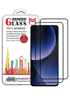 اشتري 2 Packs For Xiaomi 13T Pro Screen Protector Tempered Glass with 9H Hardness Anti-Scratch Glass flim Premium HD Clarity Clear في الامارات