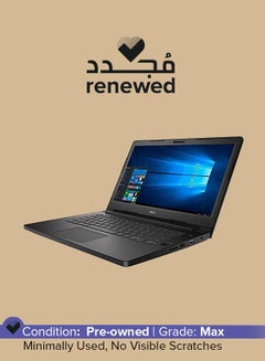 اشتري Renewed - Latitude 5480 (2017) Laptop With 14-Inch Display, Intel Core i5 Processor/7th Gen/8GB RAM/256GB SSD/Intel HD Graphics 620 English/Arabic Black في السعودية