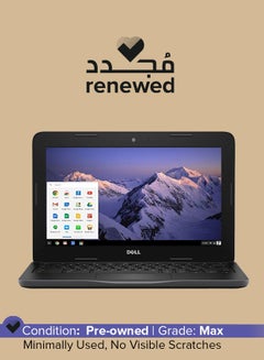 Buy Renewed - Chromebook 3180 (2017) With 11.6-Inch Display, Intel Celeron N3060 Processor/6th Gen/2GB RAM/16GB SSD/Intel HD Graphics 400 English Black in Saudi Arabia