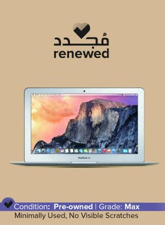 اشتري Renewed - Macbook Air A1465 (2015) Laptop With 11.6-Inch Full HD Display, Intel Core i5 Processor/5th Gen/8GB RAM/128GB SSD/HD Graphics 6000 English Silver في السعودية