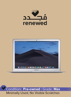 اشتري Renewed - Macbook Air A1466 With 13-Inch Full HD Display,Intel Core i5 Processor/4 GB RAM/4th Gen/128 GB SSD/Mac OS English/Arabic Silver في السعودية