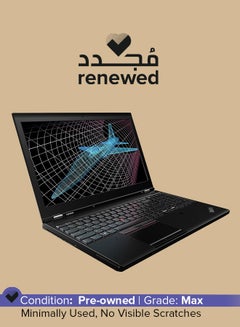 Buy Renewed - P50 Laptop With 15.5-Inch FHD Display,Core i7-6820HQ/32GB RAM/256GB SSD/Graphics English Black English Black in Saudi Arabia