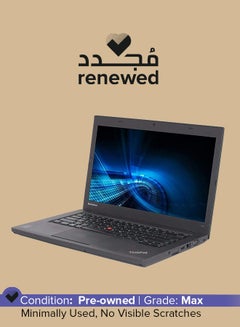 Buy Renewed - T440 ThinkPad Utrabook Laptop With 14-Inch HD Display,Intel Core i5-4th Gen Processor/8GB DDR3L RAM/240GB SSD/Windows 10 Pro English Black in Saudi Arabia