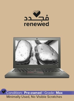 Buy Renewed -  ThinkPad X250 Renewed Laptop With 12.5 inch Display,Intel Core i3-5th Generation CPU/8GB RAM/180GB SSD/Windows 10 English Black in Saudi Arabia