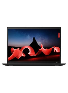 اشتري Gen 11 ThinkPad X1 Carbon Laptop With Intel Core i7-1355U Processor, 14 Inch WUXGA Touchscreen, 16GB LPDDR5 RAM, 512GB Gen4 Performance SSD, Thunderbolt, Backlit Keyboard And Windows 11 Pro English Black في الامارات