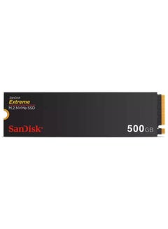 Buy SANDISK EXTREME NVMe PCIe Gen 4 SSD, 5050MB/s R, 4000MB/s W, 5 Y Warranty, 500GB 500 GB in Saudi Arabia