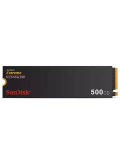 اشتري SANDISK EXTREME NVMe PCIe Gen 4 SSD, 5050MB/s R, 4000MB/s W, 5 Y Warranty, 500GB 500 GB في السعودية