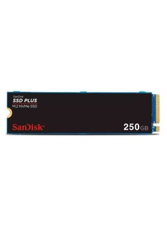 Buy SANDISK SSD PLUS PCIe Gen 3 NVMe SSD, 2400MB/s R, 3 Y Warranty, 250GB 250 GB in Saudi Arabia