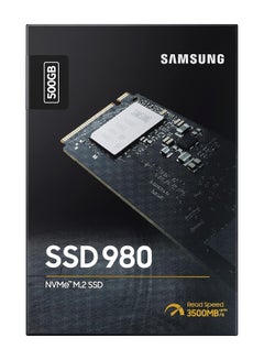 Buy 980 500GB SSD, PCIe Gen 3.0 x4, NVMe 1.4, Form Factor M.2 (2280), Sequential Read Up to 3,100 MB/s, Sequential Write Up to 2,600 MB/s | MZ-V8V500BW 500 GB in Saudi Arabia