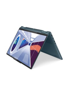 اشتري Yoga 7 14IRL8 2-In-1 Laptop, 14" 2.8K OLED Touch Display, Intel Core i7-1360P, 16Gb Ram, 512Gb Ssd, Intel Iris Xe Graphics, Backlit ENG (EU) K/B, Win11 Home English Tidal Teal في الامارات
