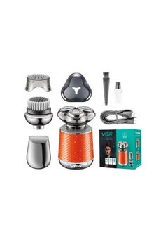 Buy Professional Waterproof Electric Shaver Men Beard Trimmer Mini Portable Cordless Razor 3 In 1 in Egypt