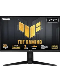 Buy TUF Gaming 27” 1440P Gaming Monitor (VG27AQML1A) - QHD (2560 x 1440), 240Hz, 1ms, Fast IPS, Extreme Low Motion Blur Sync, G-SYNC Compatible, Freesync Premium, Variable Overdrive, DisplayHDR™ 400 Black in Saudi Arabia