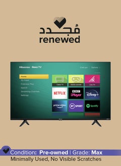 اشتري Renewed - Roku 43 Inch Smart 4K LED Freeview TV R43A7200GTUK Black في الامارات