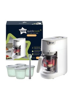 Buy 6 In 1 Quick-Cook Baby Food Maker -White in UAE