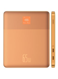 Buy 12000 mAh 65W Fast Charging Power Bank, Blade 2 Ultra Thin Digital Display Intelligent Edition Battery Pack For Laptop/MacBook Pro/Dell XPS/iPad/iPhone 15/14/13/12 Pro Max  Samsung Steam Deck Orange in UAE