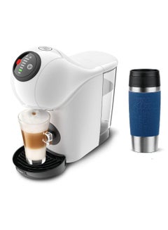 Buy Dolce Gusto Genio S KP2401 Coffee Capsule Machine By Krups With Emsa N2020300 0.36L 15 Bar Ultra Compact High Pressure Over 30 Coffee Creations Selectable Drink Size Auto Shut-off 0.8 L 1500 W KP2401+N2020300 White/Dark Blue in UAE