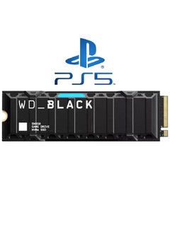 اشتري WD_BLACK SN850 + HEATSINK FOR PS5 WRSN 2TB Solid State Drive, M.2 2280 Internal, Gen4 PCIe, Up to 7,000, WDBBKW0020BBK-WRSN 2 TB في الامارات