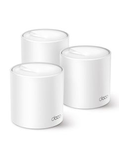 Buy Home Router, DECO X50(3-Pack) Dual band WiFi 6 Speed Up To 24 Gbps White in UAE