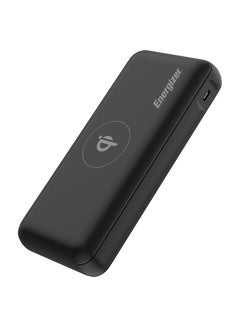 اشتري 20000 mAh Ultimate Qi Certified Wireless Power Delivery Power Bank, Triple Outputs 15W Max Wireless Output, 20W PD Type-C, USB-A Output, Dual Inputs - Micro USB And Type-C, LCD Display Black في السعودية