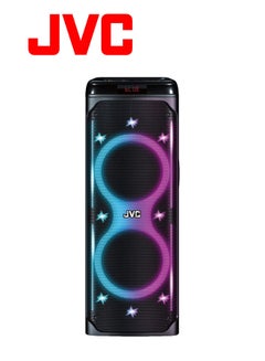 اشتري Portable Bluetooth Party Speaker 100W Powerful Output 6 Hours Battery Backup Builds In Sound Sensitive LED Lights With Portable Microphone XS-N6223PB Black في الامارات