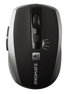 اشتري 1600DPI Silent Mouse, Ergonomic Symmetric 2.4Ghz Cordless Silent Keys Mouse With, Long Battery Life, Optical Sensor, 6 Functional Buttons And Nano Receiver For Mac OS, Windows, Breeze Silver في الامارات