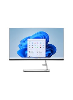 Buy AIO 3 Desktop With 24-Inch Display, AMD Ryzen 5-5500U Processor/8GB RAM/512GB SSD/Integrated Graphics English/Arabic White in UAE