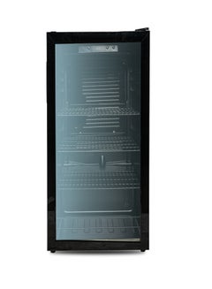 Buy Glass Door Mini Display Refrigerator Mechanical Control System 126 L NSF150K Black in Saudi Arabia