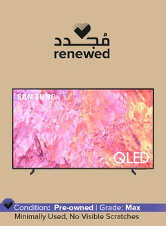 اشتري Renewed - Smart TV, QLED, 65 Inch, 2023, Neural Quantum Processor 4K, Smart Hub, Quantum HDR+ QA65QE1CAUXZN Black في الامارات
