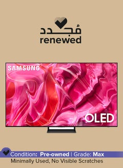 Buy Renewed - 65-Inch Class OLED 4K S90C Series Quantum HDR, Dolby Atmos Object Tracking Sound Lite, Ultra Thin, Q-Symphony 3.0, Gaming Hub, Smart TV With Alexa Built-In QA65S90CAUXZN Titan Black in UAE
