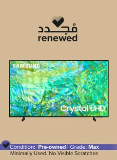 اشتري Renewed - 55-Inch Class Crystal Smart TV UHD UN55CU8000FXZA Black في الامارات