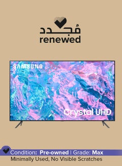 Buy Renewed - 55-Inch Class Crystal Smart TV UHD UN55CU7000FXZA Titan Grey in UAE