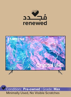 اشتري Renewed - 70-Inch Class Crystal Smart TV UHD UN70CU7000FXZA Titan Grey في الامارات