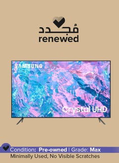 اشتري Renewed - 65-Inch Class Crystal Smart TV UHD UN65CU7000FXZA Titan Grey في الامارات